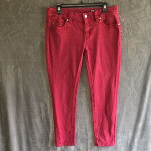 Miss Me Scarlet Red Skinny Jeans.